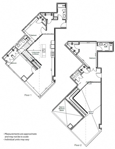 Floor plan for 3 beds, 3 baths, 1780 sqft